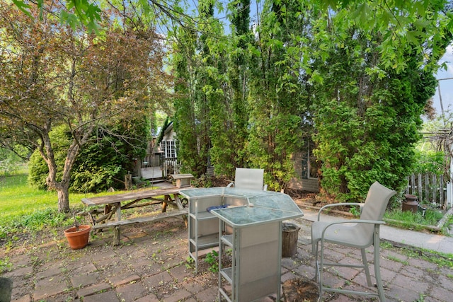 6626 Varonica Ln, Cheboygan, MI 49721 - view of patio featuring outdoor dining area