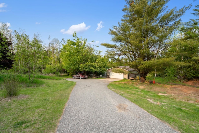 6626 Varonica Ln, Cheboygan, MI 49721 - view of front of home with driveway and a front lawn