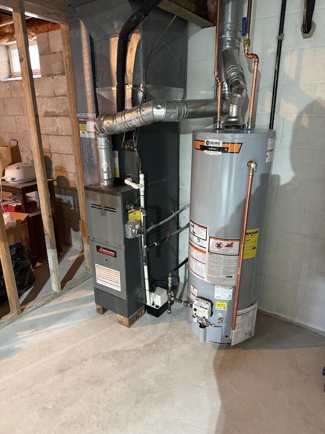 utilities with water heater