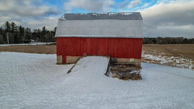 exterior details with a barn