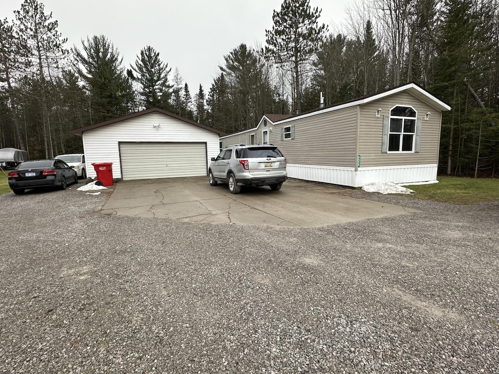 4525 M-32, Alpena, MI 49707 - view of detached garage