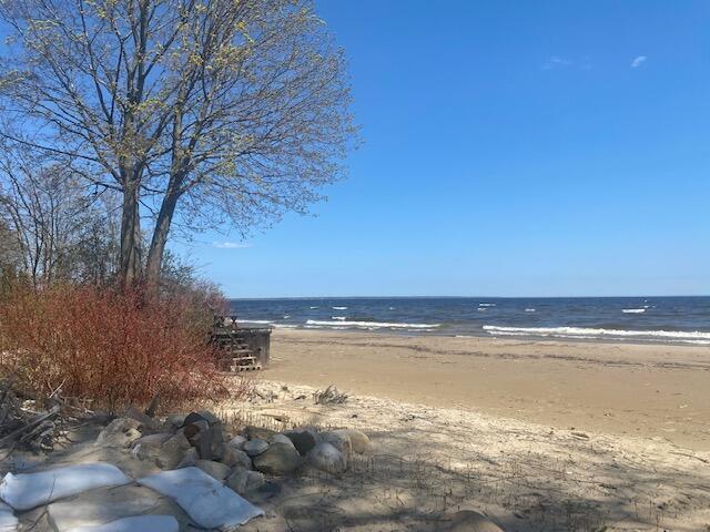 424 S State Ave, Alpena, MI 49707 - view of water feature featuring a view of the beach