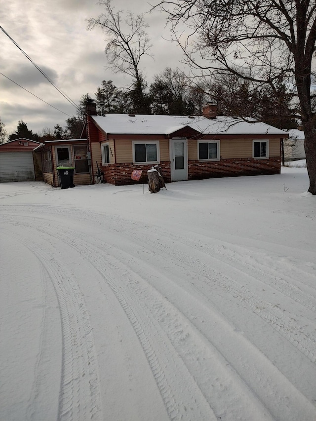 view of ranch-style house