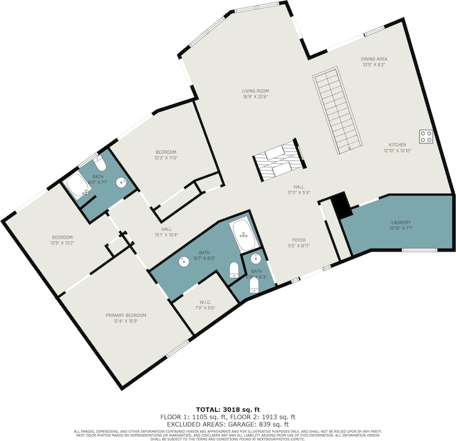 5560 Chestnut Dr, Cheboygan, MI 49721 - room layout