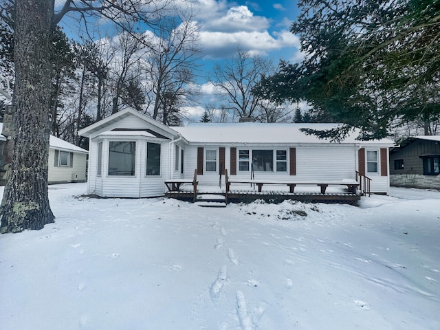 view of front of home