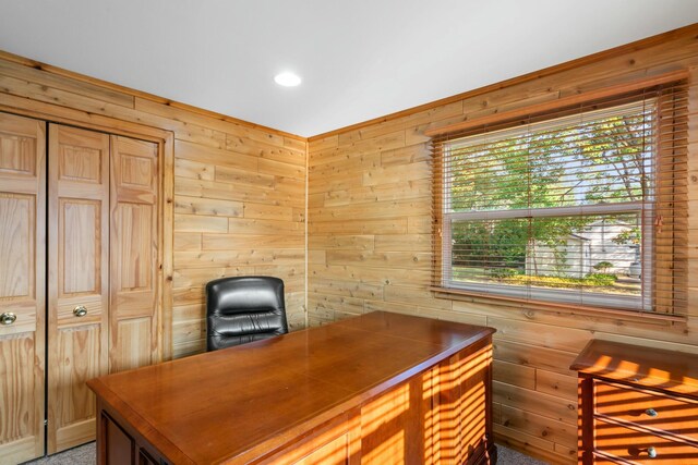 4878 S Straits Hwy, Indian River, MI 49749 - office space with wooden walls and recessed lighting
