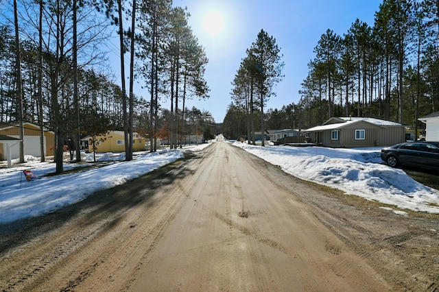 view of road