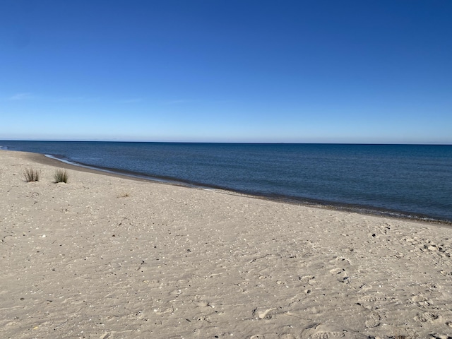 property view of water with a view of the beach