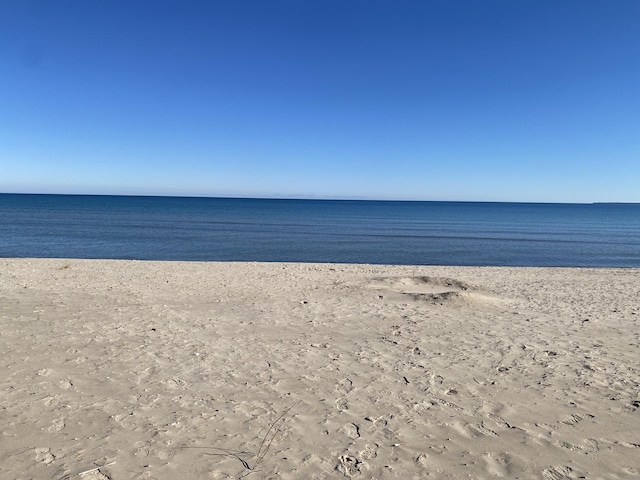 water view featuring a beach view