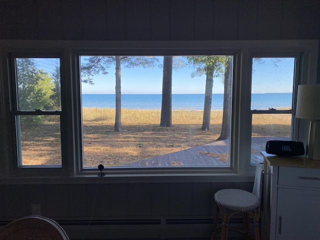 room details with a water view