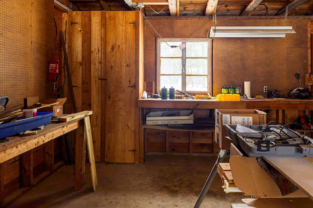 208 Stuckey Ave, Roscommon, MI 48653 - misc room featuring a workshop area