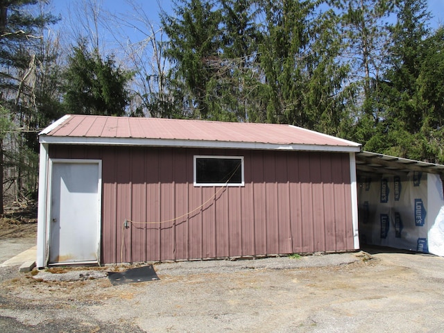 6876 Old Alba Rd, Gaylord, MI 49735 - view of outbuilding featuring an outbuilding
