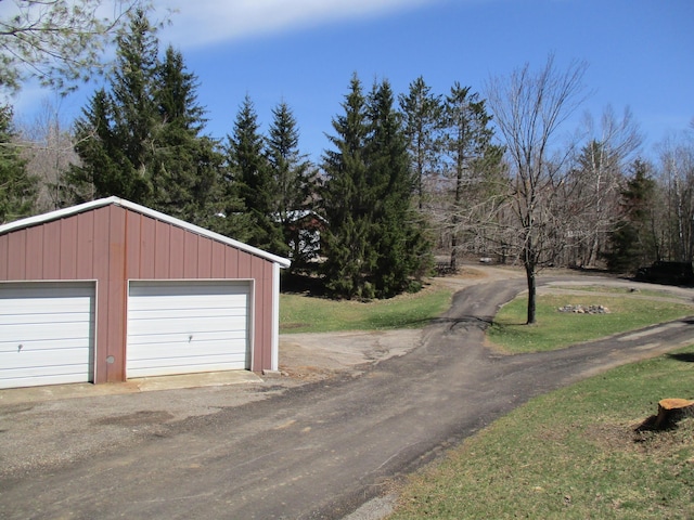 6876 Old Alba Rd, Gaylord, MI 49735 - view of detached garage