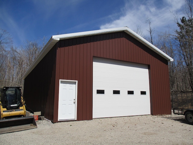 6876 Old Alba Rd, Gaylord, MI 49735 - view of detached garage