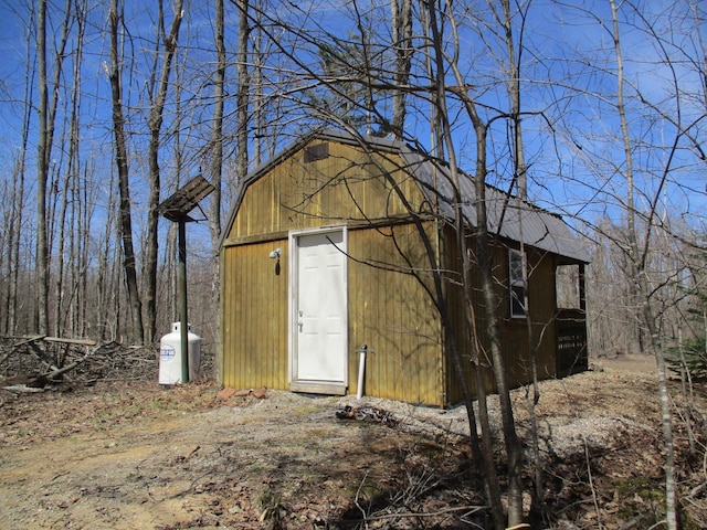 6876 Old Alba Rd, Gaylord, MI 49735 - view of outdoor structure featuring an outbuilding