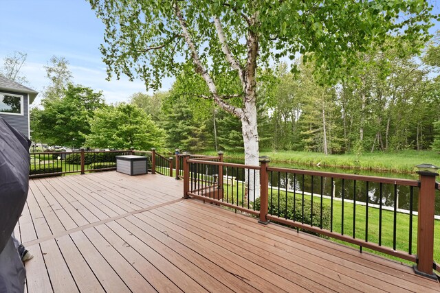 944 Long Point Dr, Houghton Lake, MI 48629 - view of wooden deck