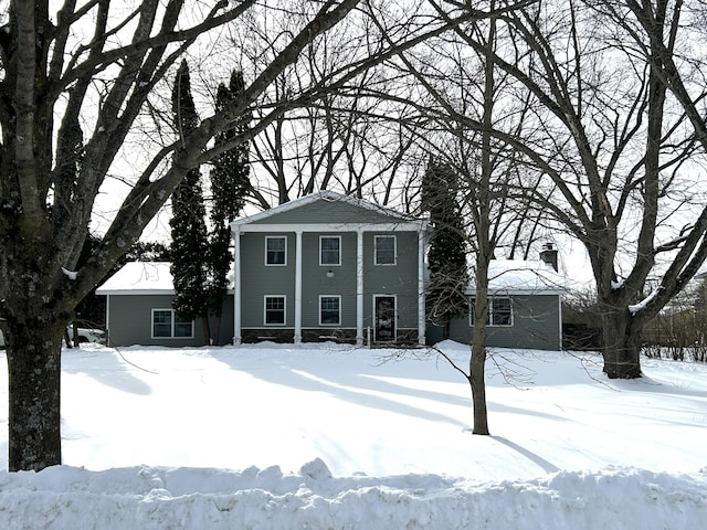 view of front of home