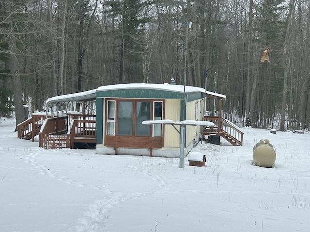 view of front of home