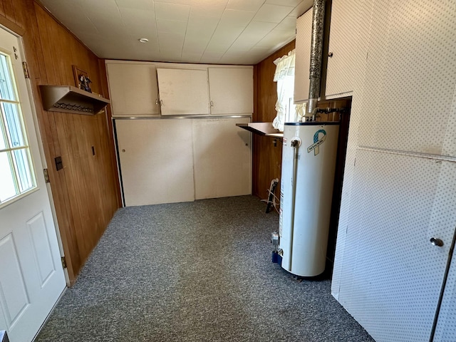 916 W First St, Cheboygan, MI 49721 - interior space featuring water heater