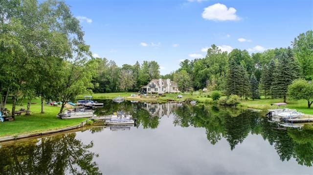 property view of water