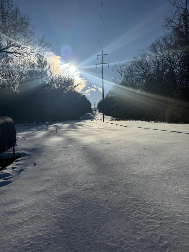 view of road