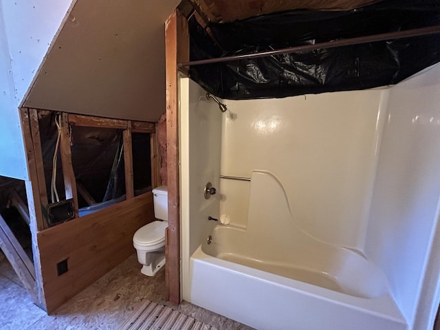 8610 Lincoln Bay Dr, Alpena, MI 49707 - full bathroom featuring bathtub / shower combination and toilet