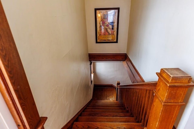 view of stairs