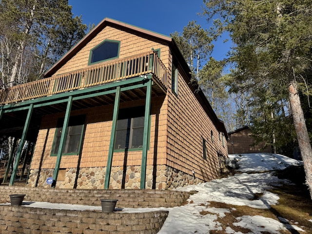 view of side of home