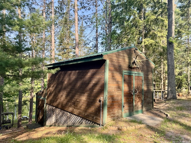 2305 Kirk Rd, Fairview, MI 48621 - view of garage