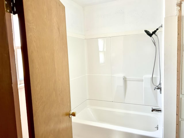 bathroom with shower / bathing tub combination