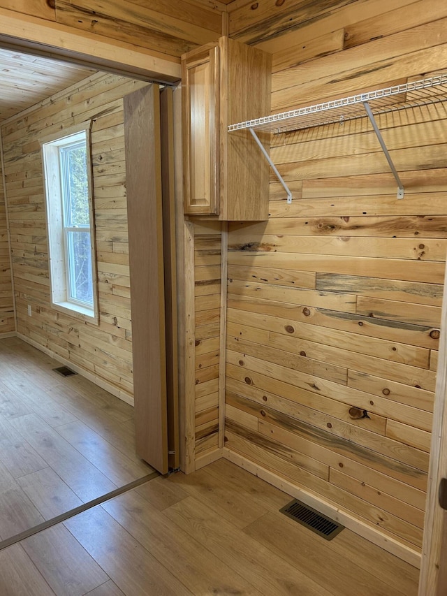 closet featuring visible vents