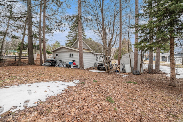 4421 Kimball Ave, Gaylord, MI 49735 - view of yard with fence