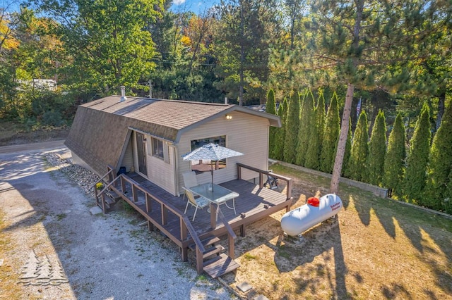 6122 Beach Rd, Johannesburg, MI 49751 - bird's eye view