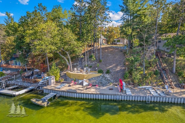 6122 Beach Rd, Johannesburg, MI 49751 - drone / aerial view