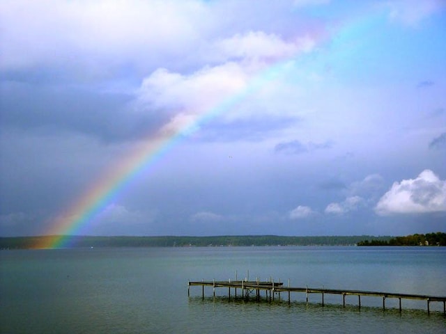 605 Sam-O-Set Blvd, Roscommon, MI 48653 - view of dock with a water view