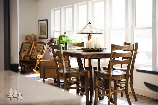 4565 Grant Dr, Lewiston, MI 49756 - dining room featuring wood finished floors