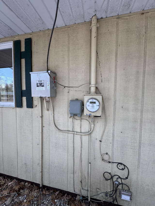 1570 E College Dr, Lewiston, MI 49756 - utility room with electric meter
