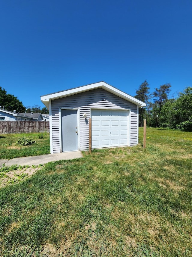 11359 Polaris St, Saint Helen, MI 48656 - view of detached garage