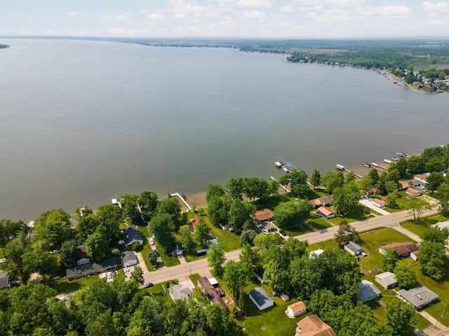 12320 E Houghton Lake Dr, Houghton Lake, MI 48629 - aerial overview of property's location featuring a large body of water