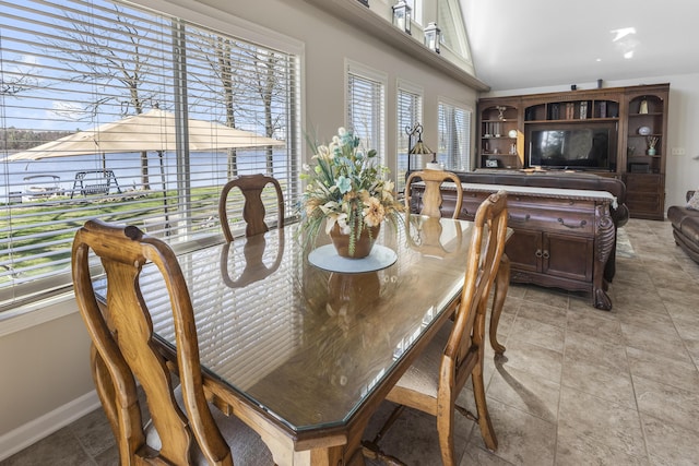 6150 Northpoint Dr, Saint Helen, MI 48656 - dining room featuring baseboards