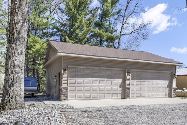 6150 Northpoint Dr, Saint Helen, MI 48656 - view of garage