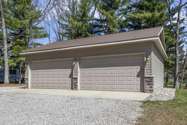 6150 Northpoint Dr, Saint Helen, MI 48656 - garage with driveway