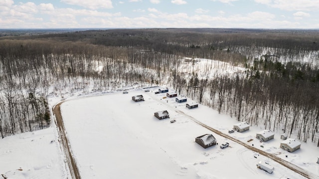 635 Gazelle St, Gaylord, MI 49735 - view of snowy aerial view
