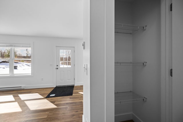 598 Gazelle St, Gaylord, MI 49735 - closet with a baseboard heating unit