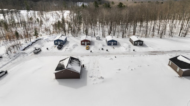 598 Gazelle St, Gaylord, MI 49735 - view of snowy aerial view
