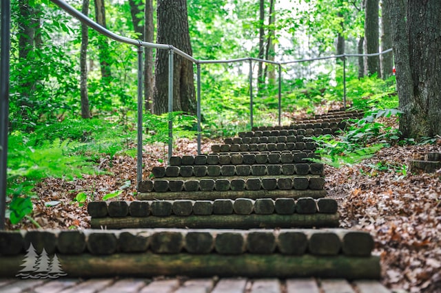 view of staircase