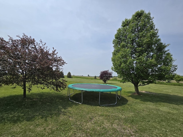 626 W Finerty Rd, West Branch, MI 48661 - view of grassy yard featuring a trampoline