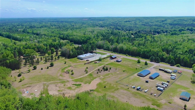 aerial view with a view of trees