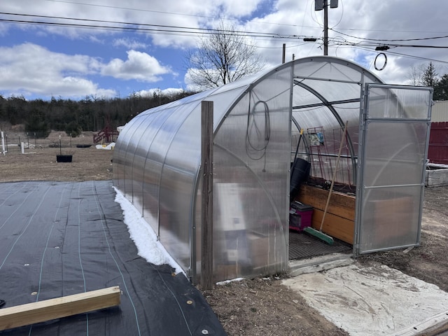 view of greenhouse