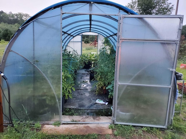 view of greenhouse